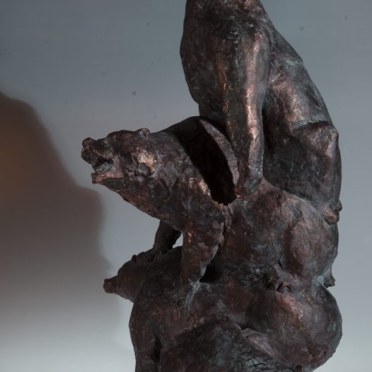 Bärenturm II, 2012, Bronze, Ed. 7, 79 x 49 x 43 cm