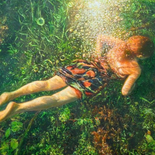 Carla II, 2026, 100 x 180 cm, Acryl / Pigmente auf Leinwand