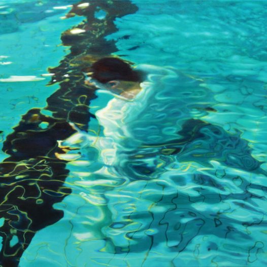 Schwimmer LIV (Simon), 2015, 120 x 180 cm, Pigment und Acryl auf Leinwand