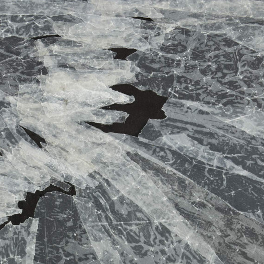Nilas (3), 2026, 42 × 30 cm, gerahmt, Transparentpapier auf Fotokarton