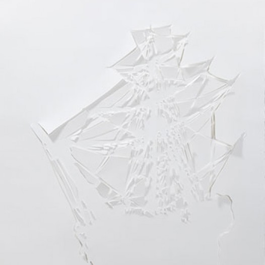 Twisted Ships, 2011, 94 x 68 cm, geschnittenes Papier