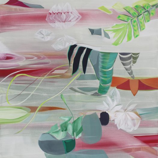 Drifters, 2025, Acryl auf Leinwand, 120 x 110 cm, € 4.600,-