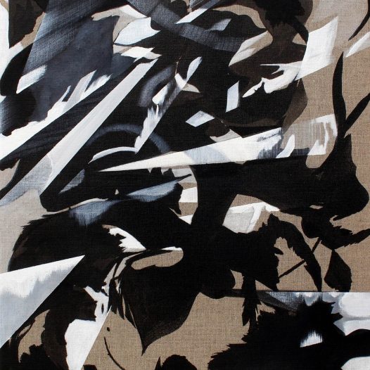 Keepsake 2/2025, Tusche und Acryl auf Leinwand,  50 x 40 cm, € 1.800,-