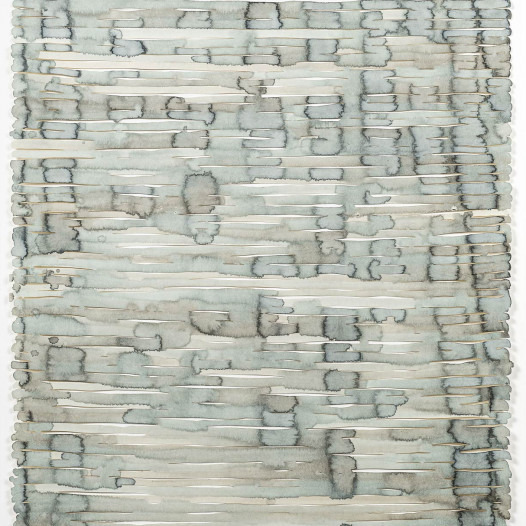 o.T., 2025, Papierschnitt/Tusche, 108 x 79,5 cm, € 4.500,- (inkl. Rahmung € 400,-)