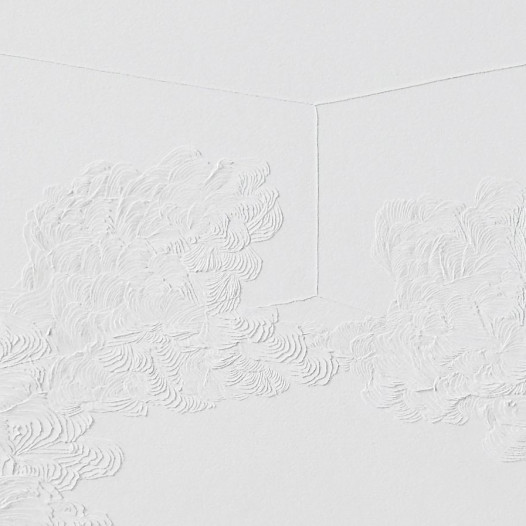 O.T. (#1920), 2005/19, Büttenpapier, geschnitzt, 62 x 82 cm (gerahmt), € 2.800,-