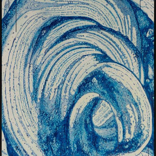 The Wave, 2026, Malerei / Reliefruck auf Leinwand, 200 x 140 cm, € 14.500,-