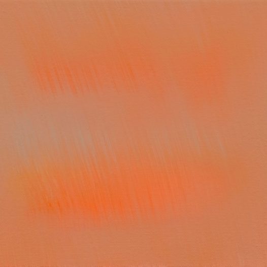 between, 2026, Tempera auf Leinwand, 27 x 32 cm