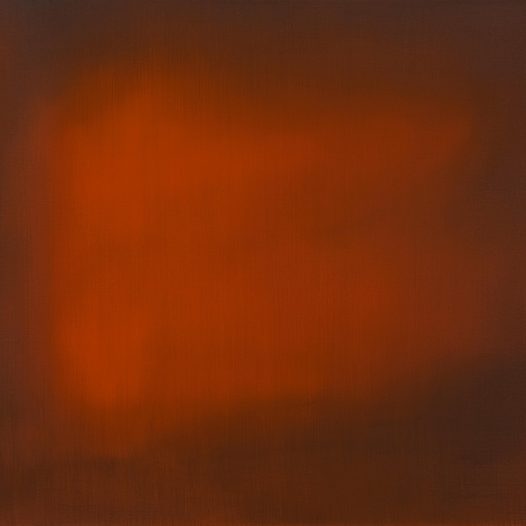 flare up, 2026, Tempera auf Leinwand, 66 x 72 cm