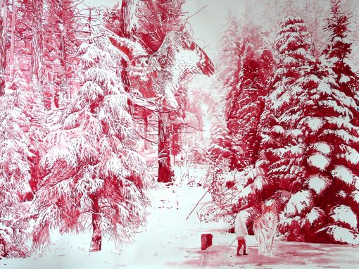 Malgosia Jankowska: Wald im Winter II
