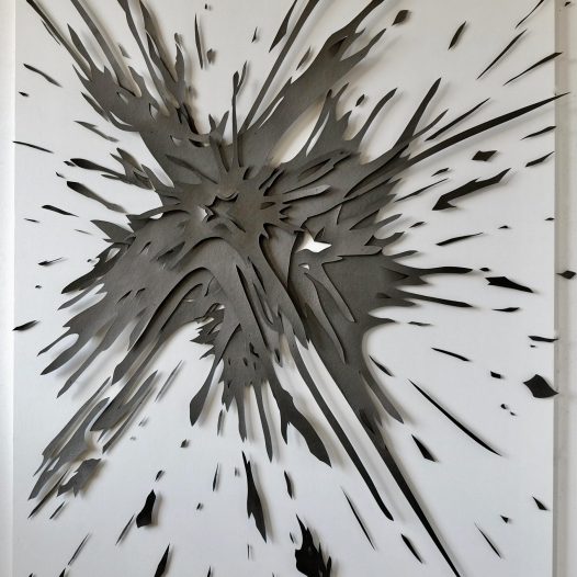 U'N'I' (#1447G), 2014, Graphit auf Aquarellpapier, 165 x 105 x 4,5 cm, Privatsammlung, Paris
