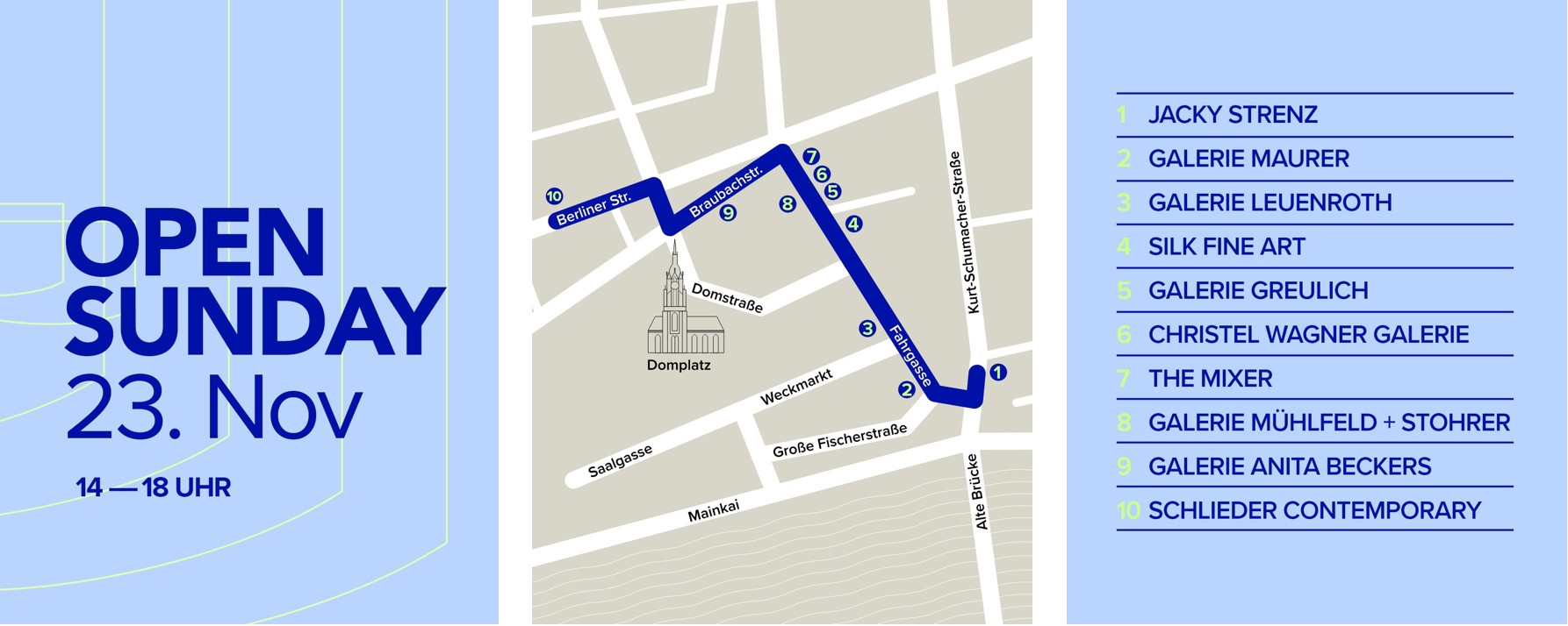 Galerien Frankfurt Mitte - Open Sunday