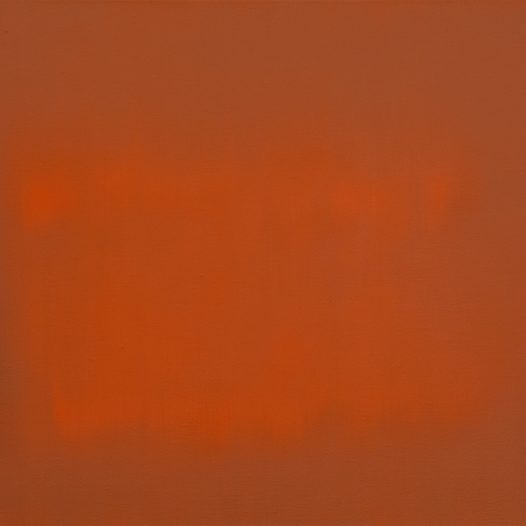 two red stripes, 2026, Tempera auf Leinwand, 72 x 82 cm